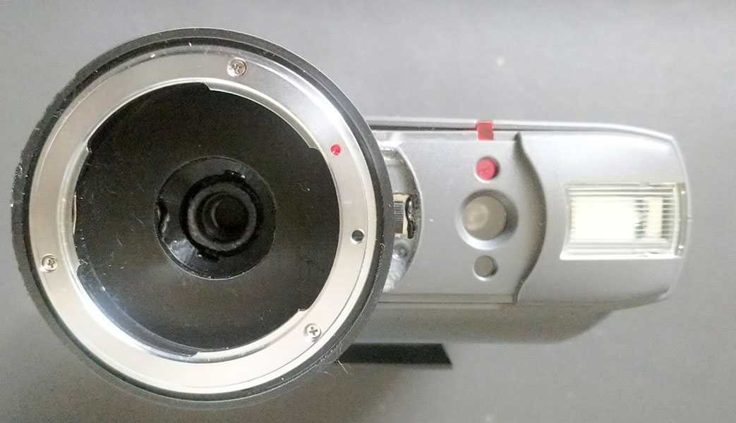 The assembled camera