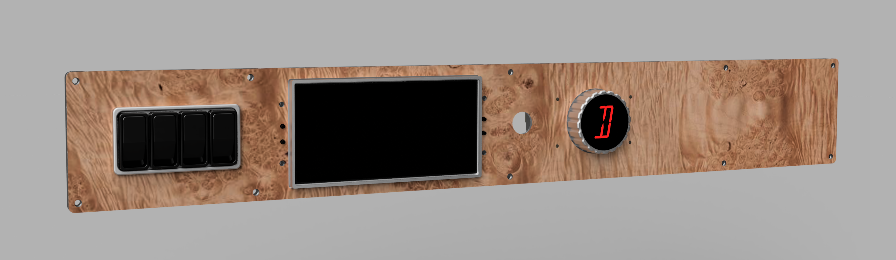 Render of completed dashboard