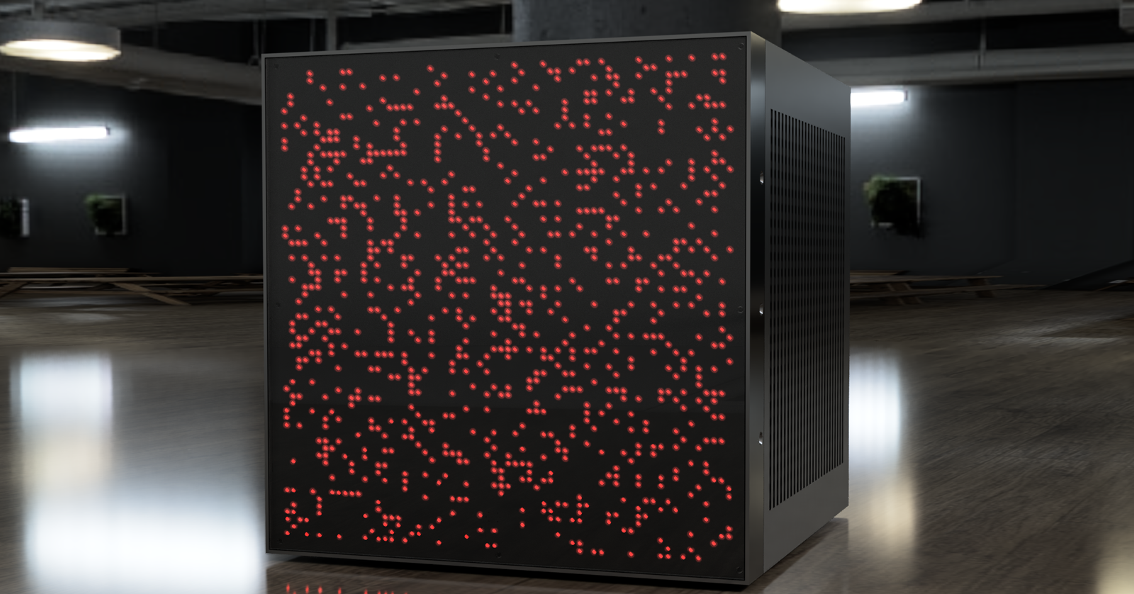 Render of the machine