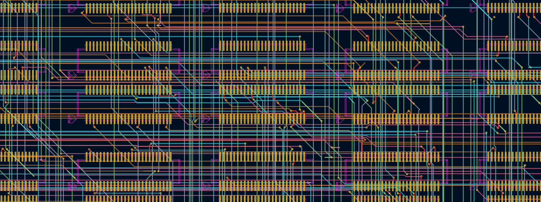 result of the FreeRouting plugin. It looks like shit.